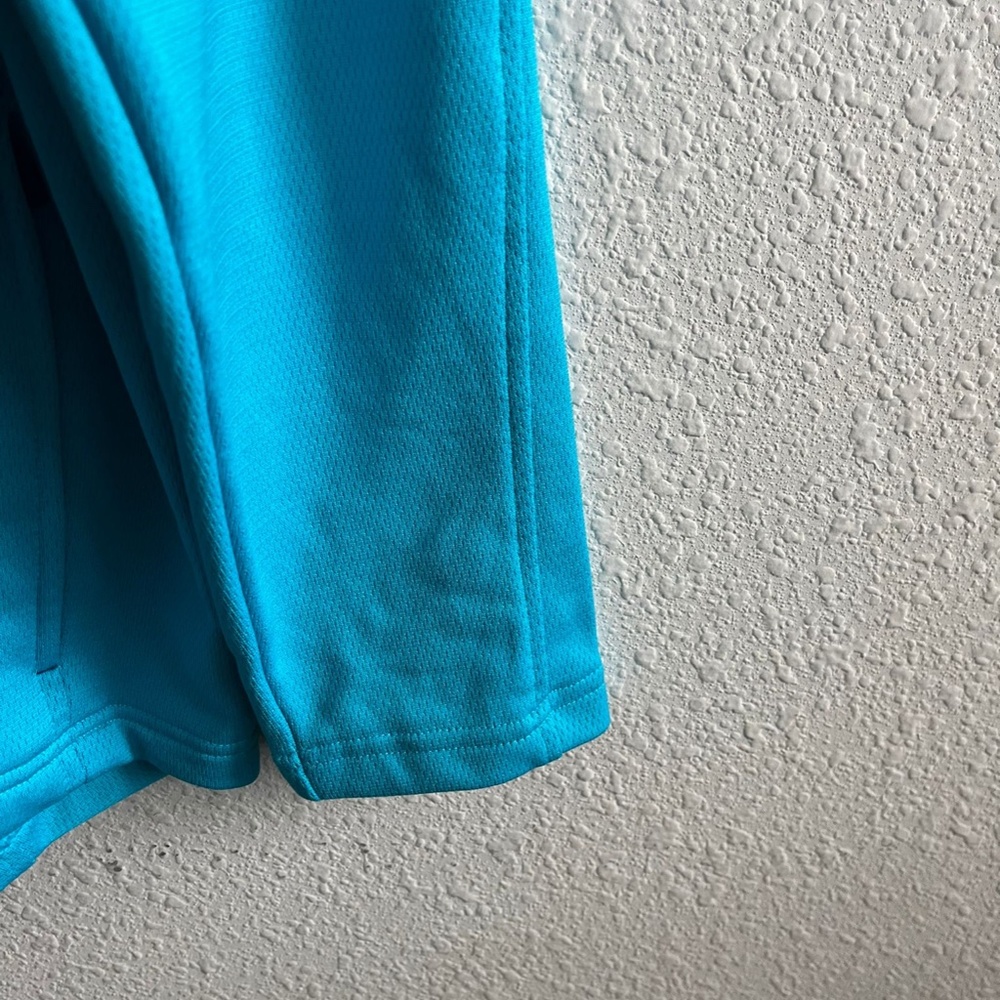 Under Armour Men's Light Blue Full Zip Fleece Jacket Size XL Loose Fit - Picture 5 of 11